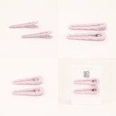 Pink Hair Clips - 2 Pack
